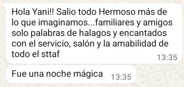 Testimonio de María Rodríguez - Boda